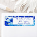 Search for snowflake return address labels Blue