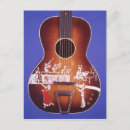 Search for bands postcards Guitar
