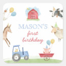 Search for boy 2nd birthday stickers Barnyard