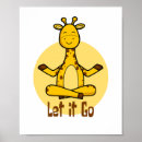 Search for funny giraffe posters Yellow