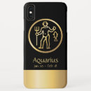 Search for aquarius zodiac iphone cases Black