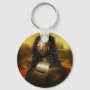 Search for renaissance round key rings Mona lisa