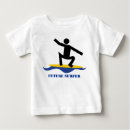 Search for surfer baby shirts Surfboard