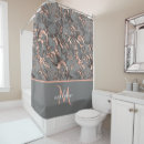 Search for rose gold grey shower curtains Elegant