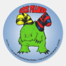 Search for monster character stickers Cute