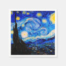 Search for starry night napkins Impressionism