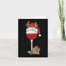 Search for wine glass christmas cards Xmas