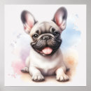 Search for frenchies art Watercolor