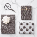 Search for brown bear wrapping paper Woodland
