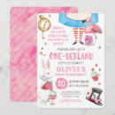 Search for vintage alice in wonderland invitations Watercolor