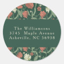 Search for round return address stickers Simple