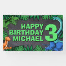 Search for dinosaur birthday banners Jurassic