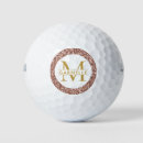 Search for rose gold golf balls Glitter