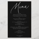 Search for calligraphy menus Black