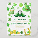 Search for four leaf clover invitations Pot of gold
