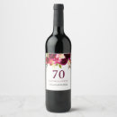 Search for birthday wine labels 70th