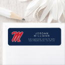 Search for college football return address labels Flim flam bim bam