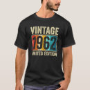 Search for vintage 1962 tshirts 61st