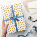 Search for yellow polka dot wrapping paper Party