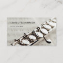 Search for flute business cards Music teacher