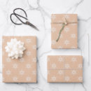 Search for white snowflake wrapping paper Scandinavian