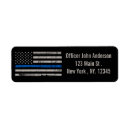 Search for police return address labels Back the blue