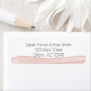 Search for pink ombre return address labels Minimalist