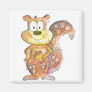 Search for funny squirrells magnets Whimsical