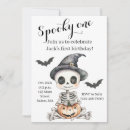 Search for skeleton birthday invitations Trick or treat birthday
