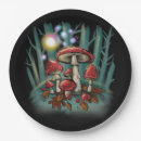 Search for enchanted forest paper plates Toadstool