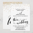 Search for gold hearts wedding invitations Calligraphy