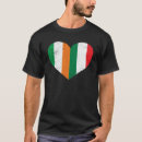 Search for half irish half italian tshirts Italy