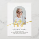 Search for minimalist 50th birthday invitations Handwritten script