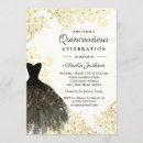 Search for vintage quinceanera invitations Gold