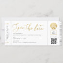 Search for seashells save the dates Ocean