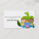 Search for child care business cards School