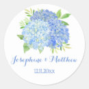 Search for hydrangea flowers stickers Dusty blue