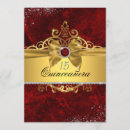 Search for ruby red and gold invitations Elegant