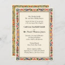 Search for blue flower border invitations Formal