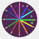 Search for rainbow pencils stickers Colours
