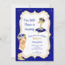 Search for blue and gold prince birthday invitations Royal