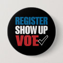 Search for register to vote badges Election