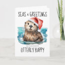 Search for sea otter christmas cards Ocean