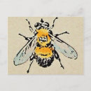 Search for flying bee postcards Bugs