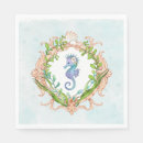 Search for shell napkins Nautical