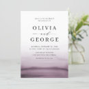 Search for purple ombre wedding invitations Watercolor