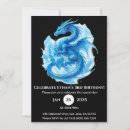 Search for mythical creature birthday invitations Fantasy