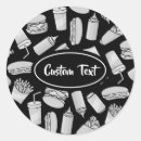 Search for fast food stickers Hot dog