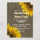 Search for burlap and sunflower wedding invitations Vintage