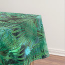 Search for palm leaves tablecloths Tropical